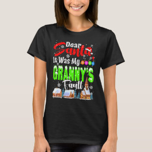 Lieber Weihnachtsmann, es war die Schuld meiner Om T-Shirt