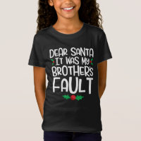 Lieber Weihnachtsmann, es war die Schuld meines Br