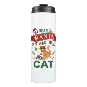 Lieber Weihnachtsmann Es war Weihnachtsbaumschmuck Thermosbecher