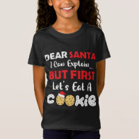 Lieber Weihnachtsmann essen Ein Keks Funny Christm