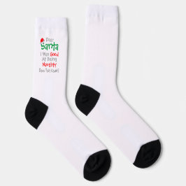 Lieber Weihnachtsmann: Gut darin, ein schmutziges  Socken