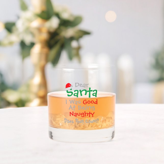 Lieber Weihnachtsmann: Gut darin, ein schmutziges  Whiskyglas (Insitu (Hochzeit))