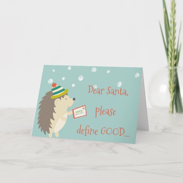Lieber Weihnachtsmann, gut definieren! Weihnachten (Vorderseite)