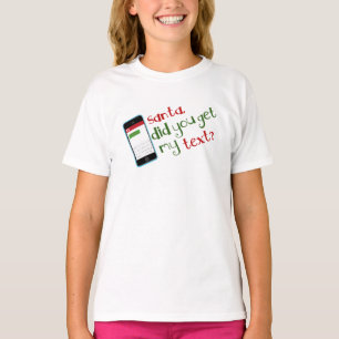 Lieber Weihnachtsmann Hast Du Meine SMS Bekommen T-Shirt