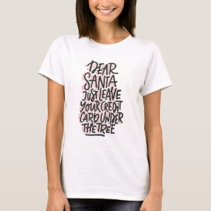 LIEBER WEIHnachtsmann/ HO HO HO Weihnachten Modern T-Shirt