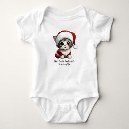 Lieber Weihnachtsmann, ich bin zu niedlich, um una Baby Strampler