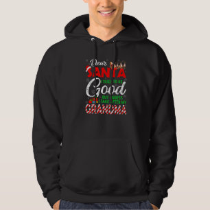 Lieber Weihnachtsmann, ich habe versucht, brav zu Hoodie
