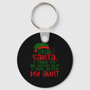 Lieber Weihnachtsmann, ich habe versucht, brav zu Schlüsselanhänger