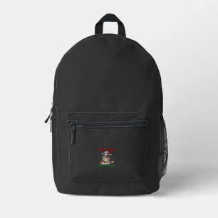 Lieber Weihnachtsmann, ich kann den Great Dane Ess Bedruckter Rucksack