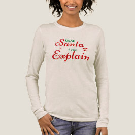 'Lieber Weihnachtsmann, ich kann es erklären' Fest Tri-Blend Shirt