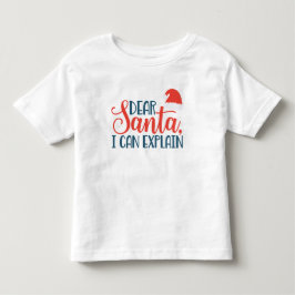 Lieber Weihnachtsmann, ich kann Kleinkind-Shirt er Kleinkind T-shirt