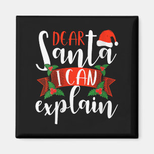 Lieber Weihnachtsmann, ich kann lustige Weihnachts Magnet