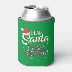 Lieber Weihnachtsmann, ich kann Weihnachten verkün Dosenkühler