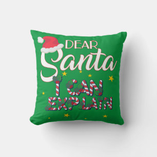 Lieber Weihnachtsmann, ich kann Weihnachtskissen e Kissen