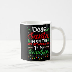 Lieber Weihnachtsmann, ich stehe auf der guten Lis Kaffeetasse