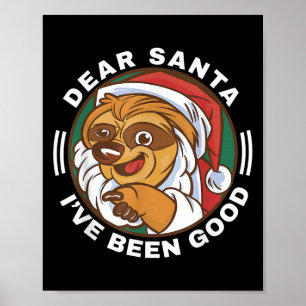 Lieber Weihnachtsmann, ich war brav Zitat Klaus Wa Poster