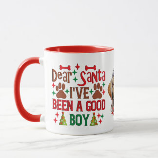 Lieber Weihnachtsmann, ich war ein guter Junge Tasse