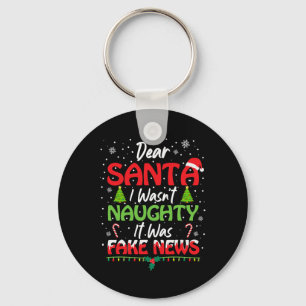 Lieber Weihnachtsmann, ich war nicht unartig, es w Schlüsselanhänger