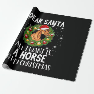 Lieber Weihnachtsmann, ich Wollte nur zu Weihnacht Geschenkpapier