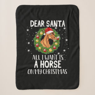 Lieber Weihnachtsmann, ich Wollte nur zu Weihnacht Sherpadecke