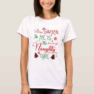 Lieber Weihnachtsmann ist die freche Familie Chris T-Shirt