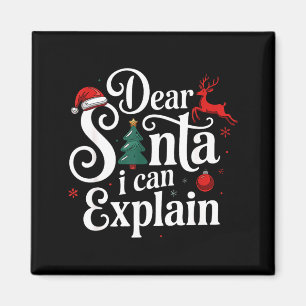 Lieber Weihnachtsmann kann lustige Weihnachten Kin Magnet