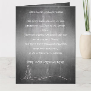 Lieber Weihnachtsmann Karte