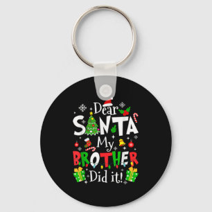 Lieber Weihnachtsmann Mein Bruder Hat Es Getan Lus Schlüsselanhänger