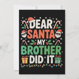 Lieber Weihnachtsmann, mein Bruder hat Weihnachten
