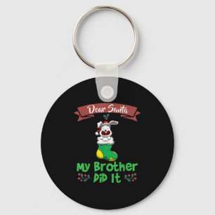 Lieber Weihnachtsmann, mein Bruder war's, Geschwis Schlüsselanhänger