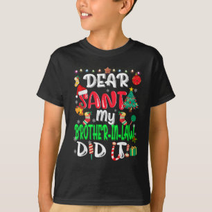 Lieber Weihnachtsmann, mein Schwager, hat es sonni T-Shirt