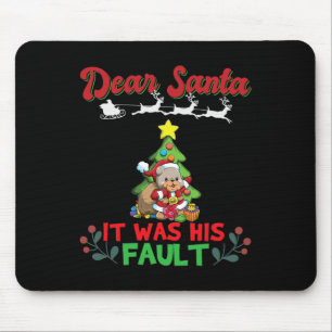 Lieber Weihnachtsmann, sein Verleumdungsgeschmack Mousepad