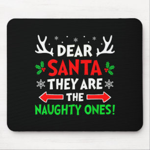 Lieber Weihnachtsmann Sie die Unartigen Weihnachte Mousepad