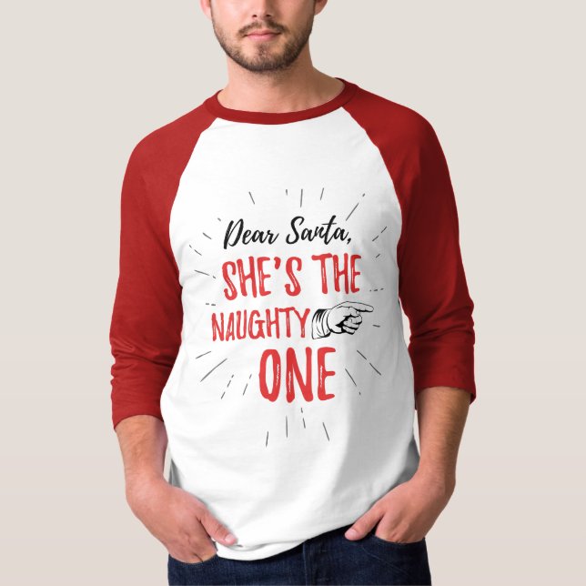 Lieber Weihnachtsmann - sie ist die scheußliche We T-Shirt (Vorderseite)