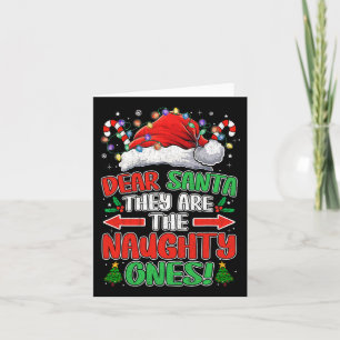 Lieber Weihnachtsmann sie schmutzig Weihnachten We Karte