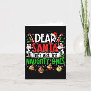 Lieber Weihnachtsmann Sie Sind Die Ungezogenen Lus Karte