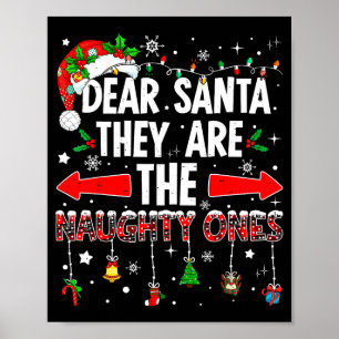 Lieber Weihnachtsmann Sie Sind Die Ungezogenen Lus Poster