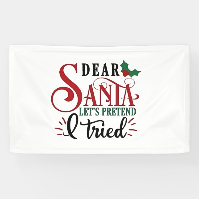 Lieber Weihnachtsmann, tu so, als hätte ich es ver Banner (Horizontal)