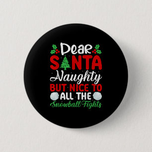 Lieber Weihnachtsmann Unartig Aber Nett Für Alle S Button