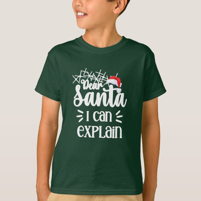 Lieber Weihnachtsmann Unisex Kinder Weihnachten T-Shirt (Vorderseite)