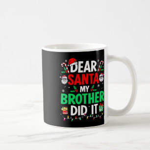 Lieber Weihnachtsmann, Weihnachten, mein Bruder wa Kaffeetasse