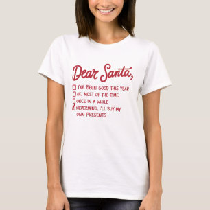 Lieber Weihnachtsmann - Weihnachtsdesign T-Shirt