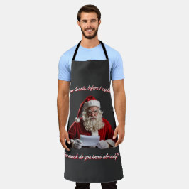 Lieber Weihnachtsmann... Weihnachtsmann, Weihnacht Schürze