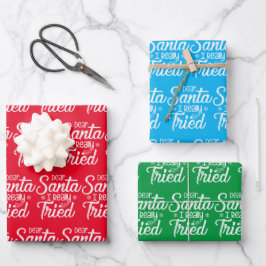 Lieber Weihnachtswrapping Paper Geschenkpapier Set