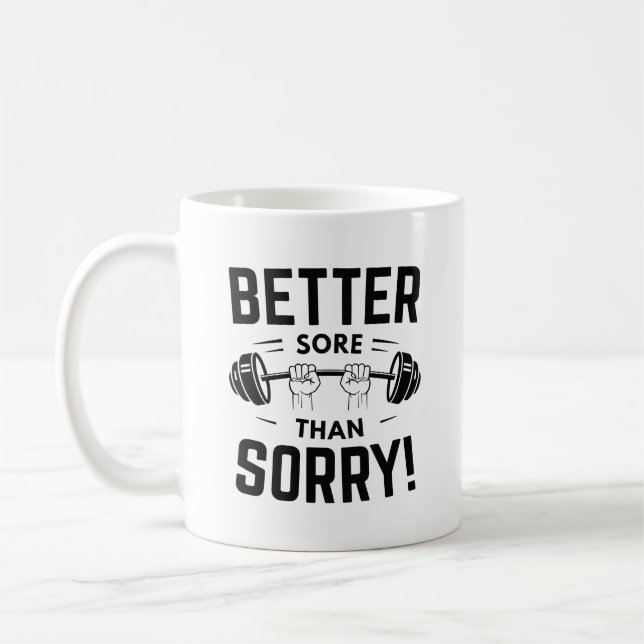 Lieber wütend als Sorry Kaffeetasse (Links)