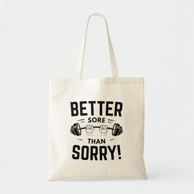 Lieber wütend als Sorry Tragetasche (Vorne)