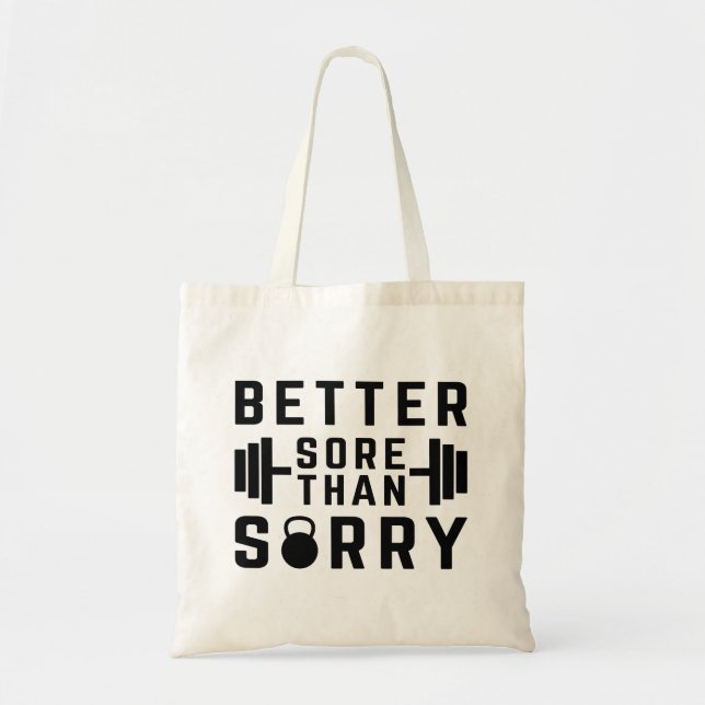 Lieber wütend als Sorry Tragetasche (Vorne)