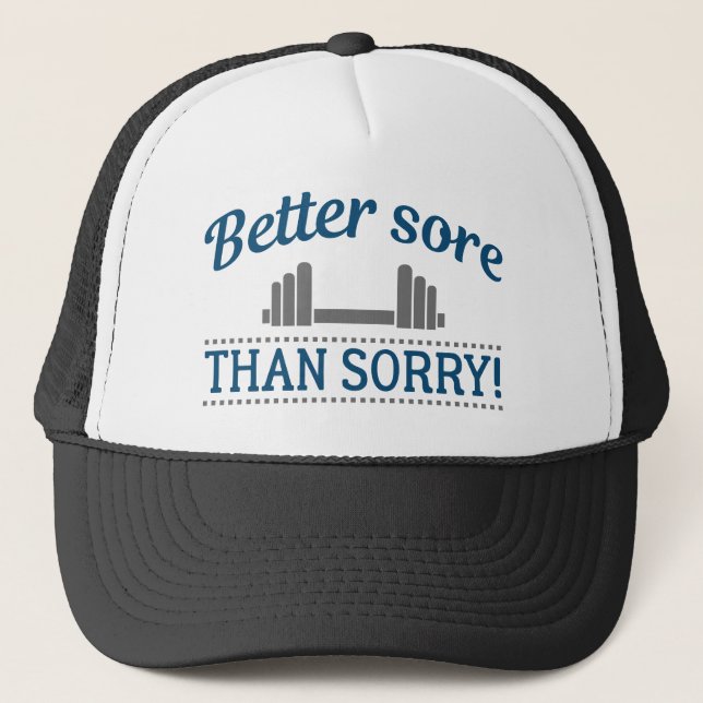 Lieber wütend als Sorry Truckerkappe (Vorderseite)