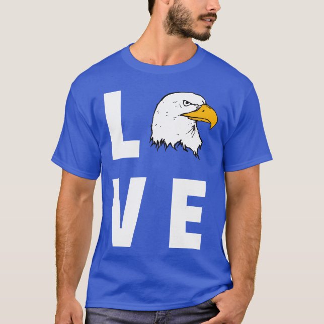 Liebes Adler Mädchen T-Shirt (Vorderseite)