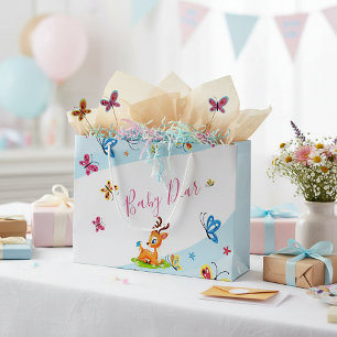 Liebes Baby (Hirsch) Maßanfertigung Große Geschenktüte